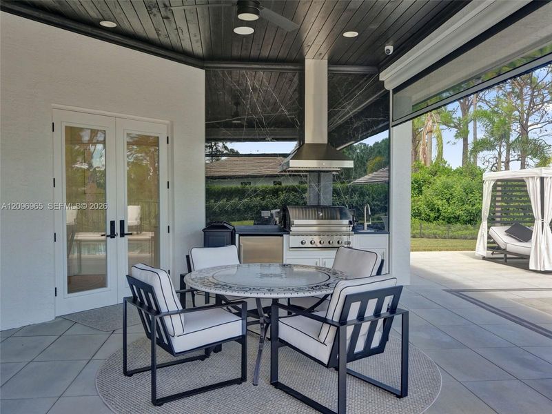 Exterior details and patio area of a home in , Hobe Sound (Image 24).