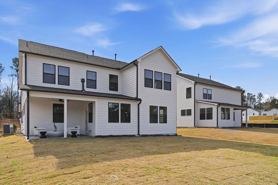Exterior details and patio area of a home in Reserve at Hickory Walk, Kennesaw (Image 3). Exterior details and patio area of a home in Reserve at Hickory Walk, Kennesaw (Image 3).