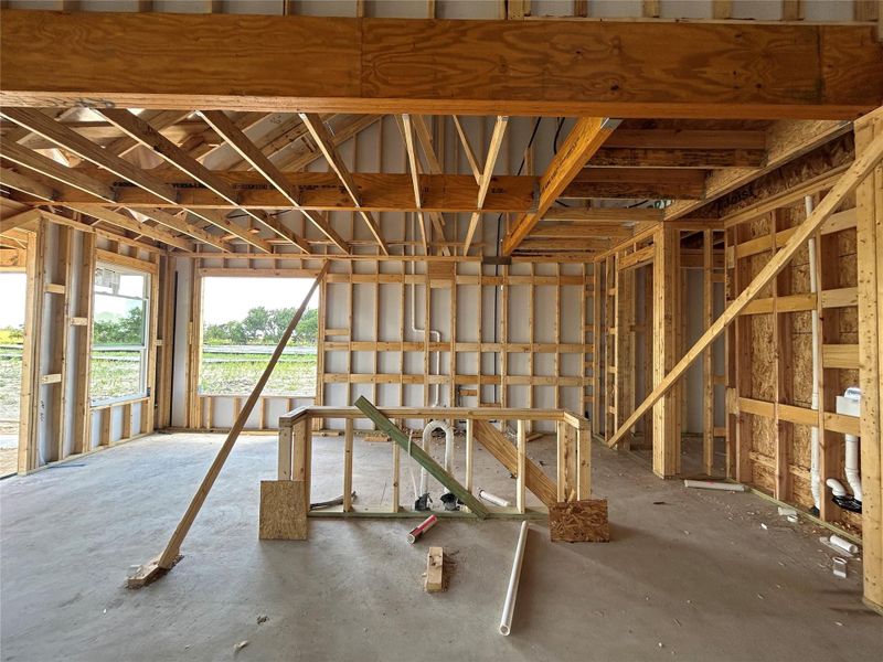 In-progress construction of a new home in The Trails at Carmel, Pflugerville, TX (Image 9). In-progress construction of a new home in The Trails at Carmel, Pflugerville, TX (Image 9).