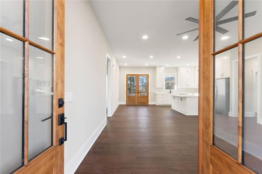 Spacious, unfurnished interior of a new home in , Sautee Nacoochee (Image 26).