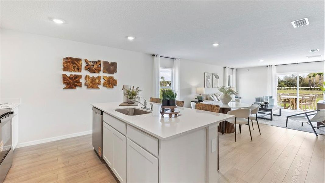 Furnished interior view inside a new home in Oakfield Lakes, Parrish (Image 11).