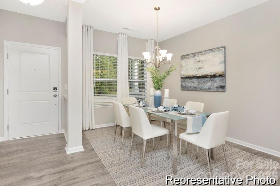 Furnished interior view inside a new home in Beaver Creek, Statesville (Image 6).