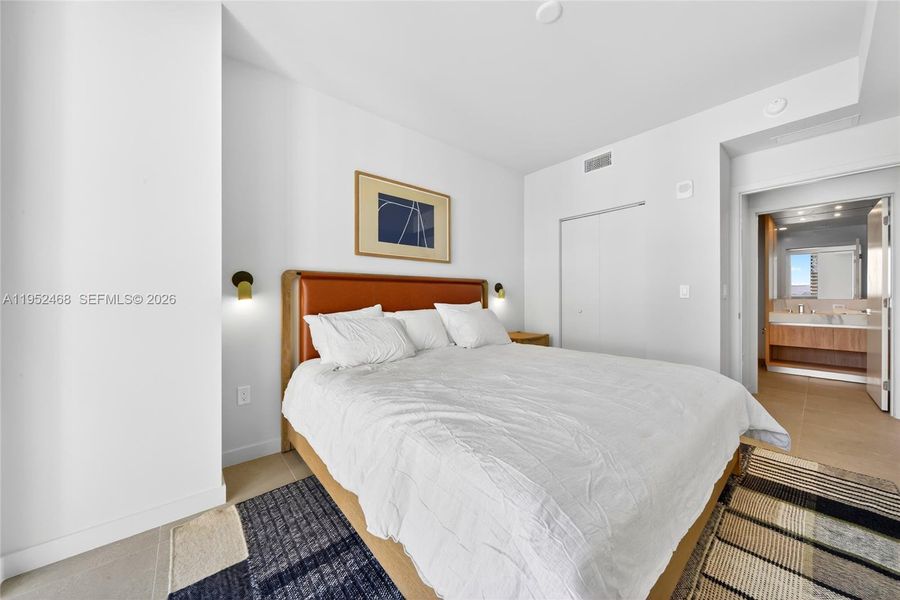 Furnished interior view inside a new home in , Miami (Image 11).