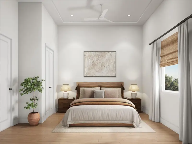 Furnished interior view inside a new home in , Houston (Image 11).