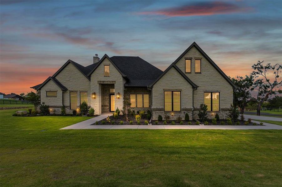 Front exterior of a new home in , Weatherford, TX, highlighting curb appeal (Image 27). Front exterior of a new home in , Weatherford, TX, highlighting curb appeal (Image 27).