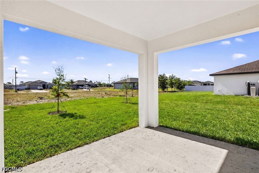 Exterior details and patio area of a home in Cape Coral, Cape Coral (Image 17).