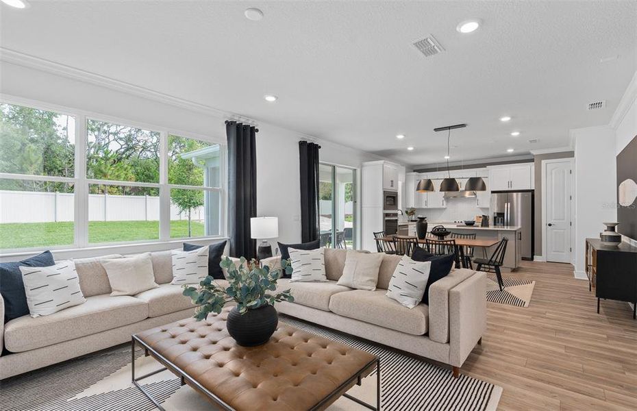 Furnished interior view inside a new home in Waterstone at Halifax Plantation, Ormond Beach (Image 4).