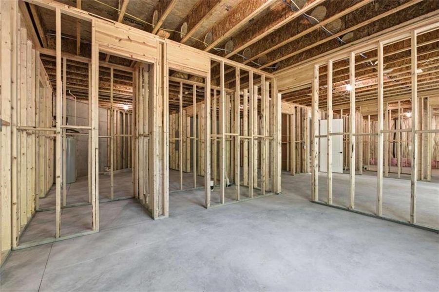 In-progress construction of a new home in , Clarkesville, GA (Image 58).