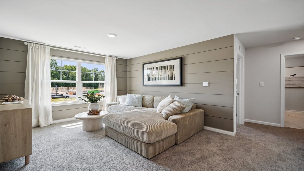 Representative furnished interior of a home built from the Hayden by D.R. Horton in Tooley Harbor, Elizabeth City (Image 25).