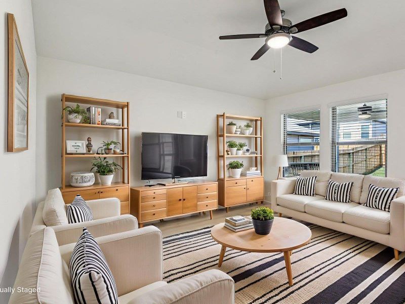 Photo is not of the actual home, but is an inspirational photo of builder’s model home and may depict options, furnishings, and/or decorator features that are not included