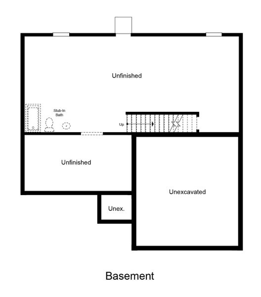 2D floor plan layout of this home in Windance Lake, Loganville, GA (Image 5).