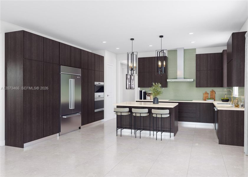 Furnished interior view inside a new home in Parkland Royale, Parkland (Image 5).
