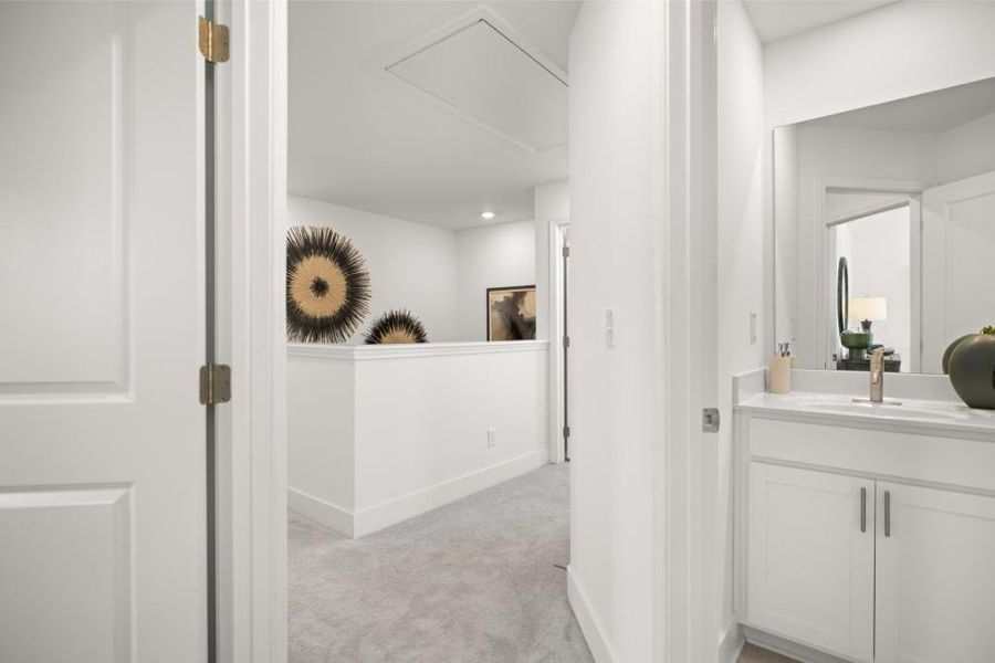 Furnished interior view inside a new home in Wellington Estates, Madison (Image 26).