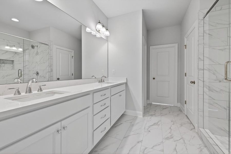 Furnished interior view inside a new home in , Suwanee (Image 15). Furnished interior view inside a new home in , Suwanee (Image 15).