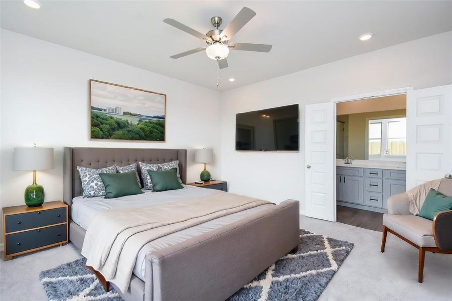 A spacious haven featuring soft carpeting and neutral walls, creating a calming atmosphere. A spacious haven featuring soft carpeting and neutral walls, creating a calming atmosphere.