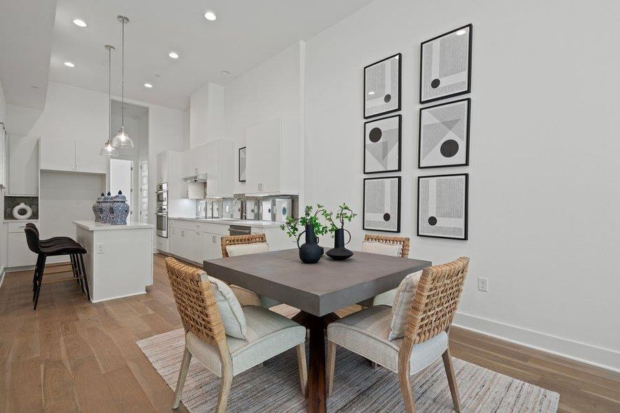 Furnished interior view inside a new home in Bluebonnet Lofts, Austin (Image 31). Furnished interior view inside a new home in Bluebonnet Lofts, Austin (Image 31).