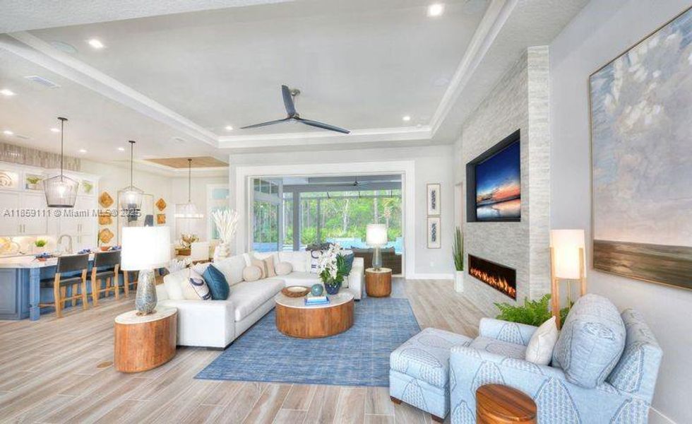 Furnished interior view inside a new home in Westlake Executive, Ormond Beach (Image 12).