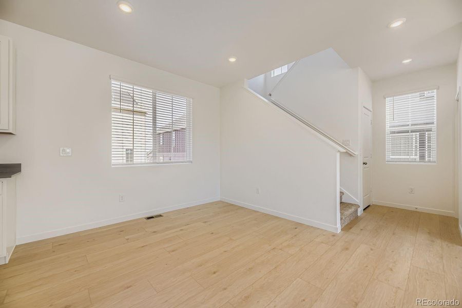 Spacious, unfurnished interior of a new home in Sterling Ranch: The Skyline Collection, Littleton (Image 12). Spacious, unfurnished interior of a new home in Sterling Ranch: The Skyline Collection, Littleton (Image 12).