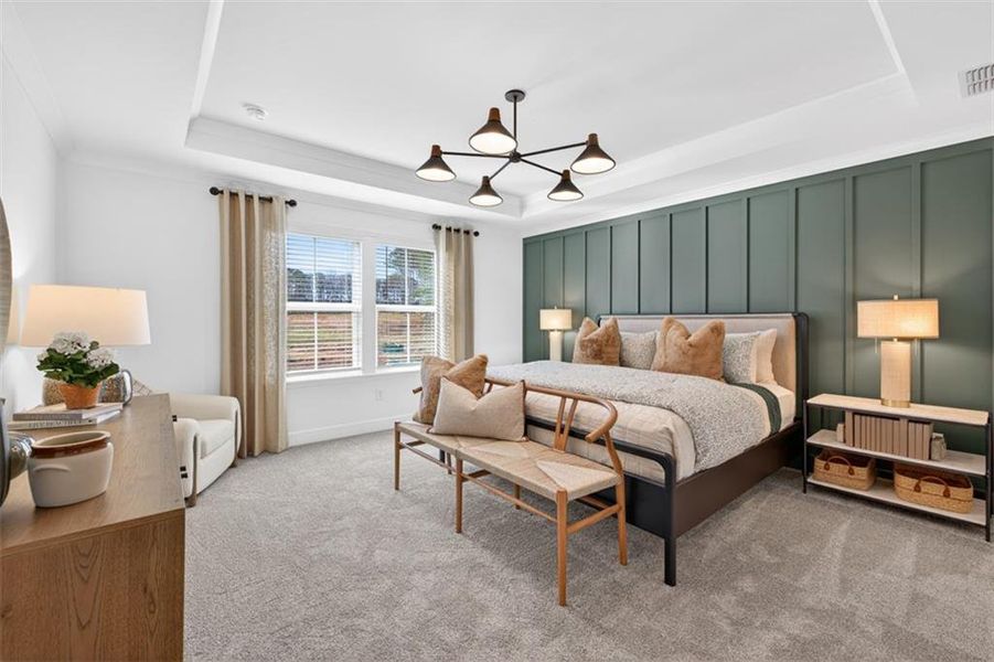Furnished interior view inside a new home in Linden Grove, Powder Springs (Image 33).