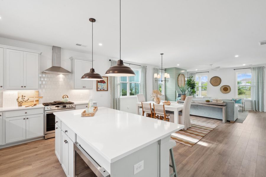 Furnished interior view inside a new home in , Summerville (Image 17).