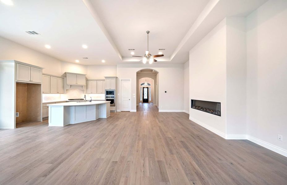 Representative unfurnished interior of a home built from the 2349 by Ravenna Homes in The Highlands 55′, Porter (Image 24). Representative unfurnished interior of a home built from the 2349 by Ravenna Homes in The Highlands 55′, Porter (Image 24).
