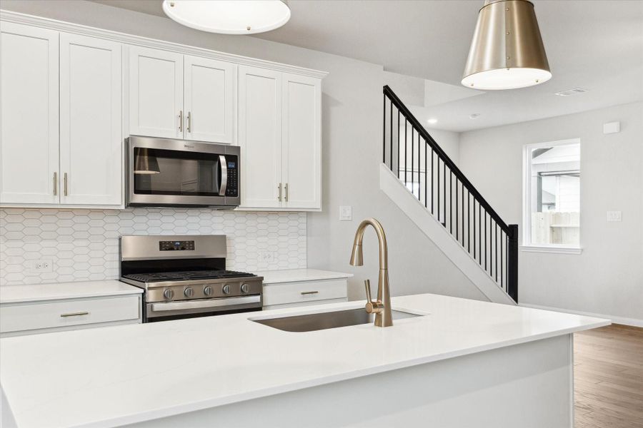 Furnished interior view inside a new home in Elyson, Katy (Image 7).