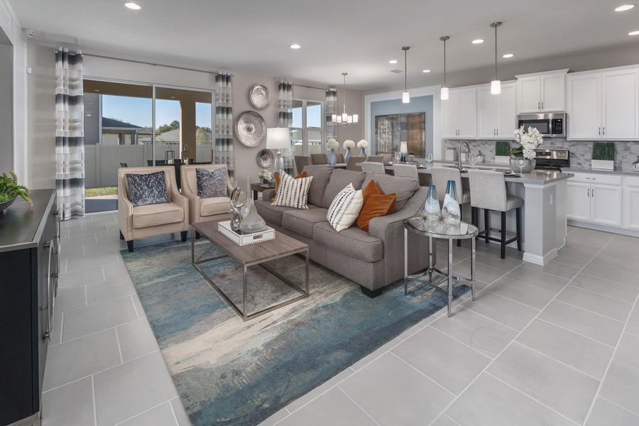 Family Room | Kensington Flex | New Homes in Florida by Landsea Homes