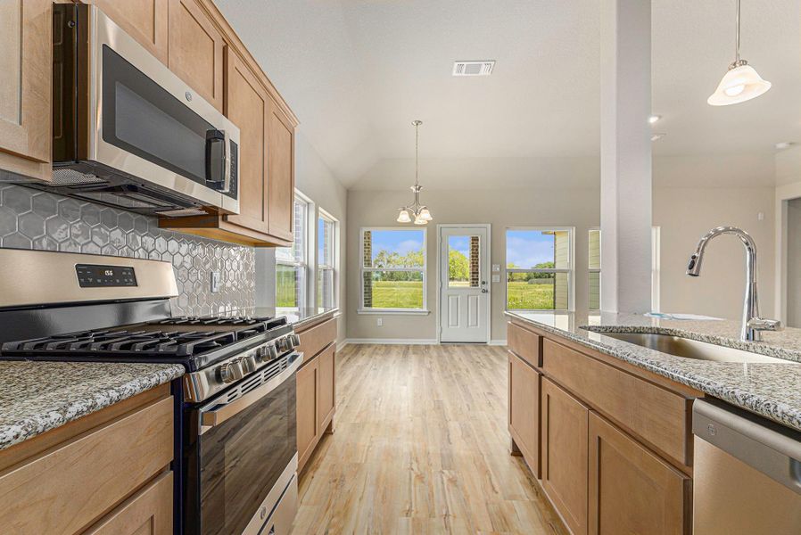 Furnished interior view inside a new home in , Bay City (Image 15). Furnished interior view inside a new home in , Bay City (Image 15).