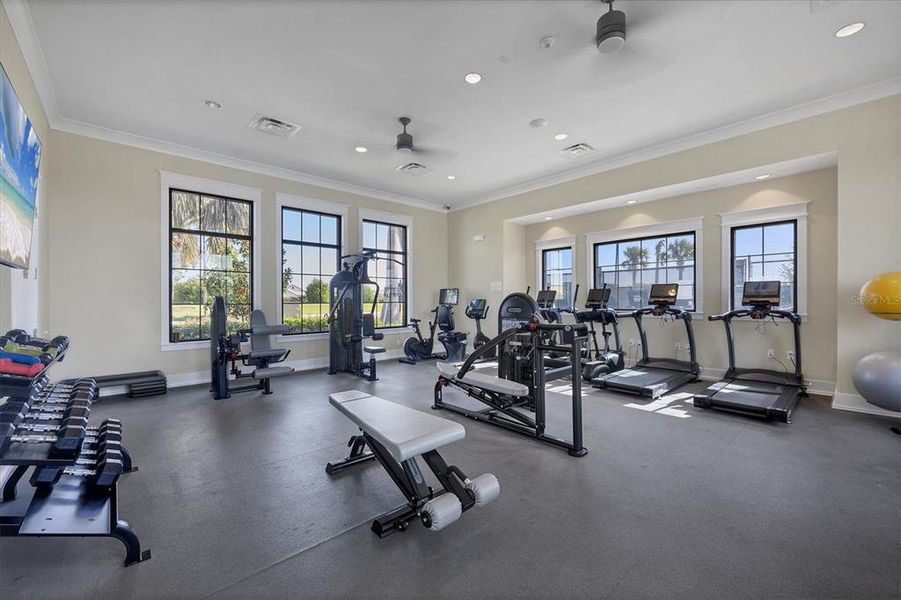 Furnished interior view inside a new home in Sweetwater at Lakewood Ranch, Bradenton (Image 3).