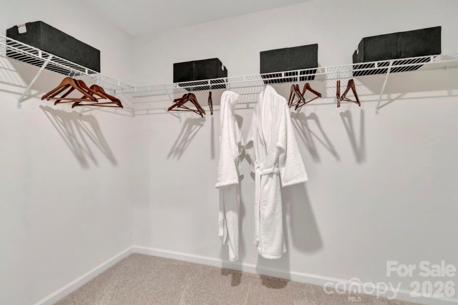 Owners walk-in closet