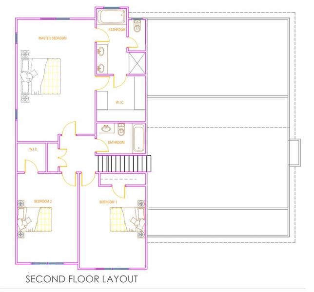 2D floor plan layout of this home in , Monroe, GA (Image 6).