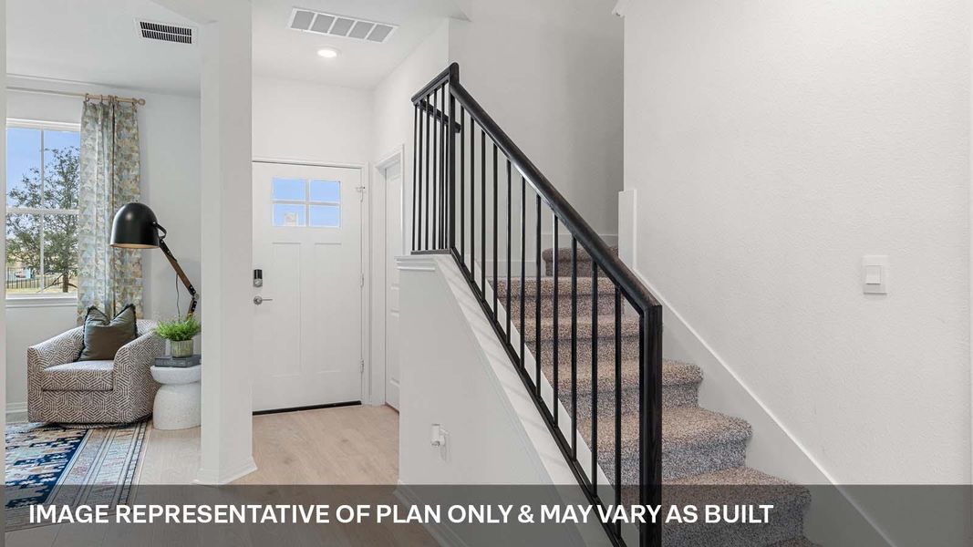 Furnished interior view inside a new home in Avery Centre, Round Rock (Image 18).