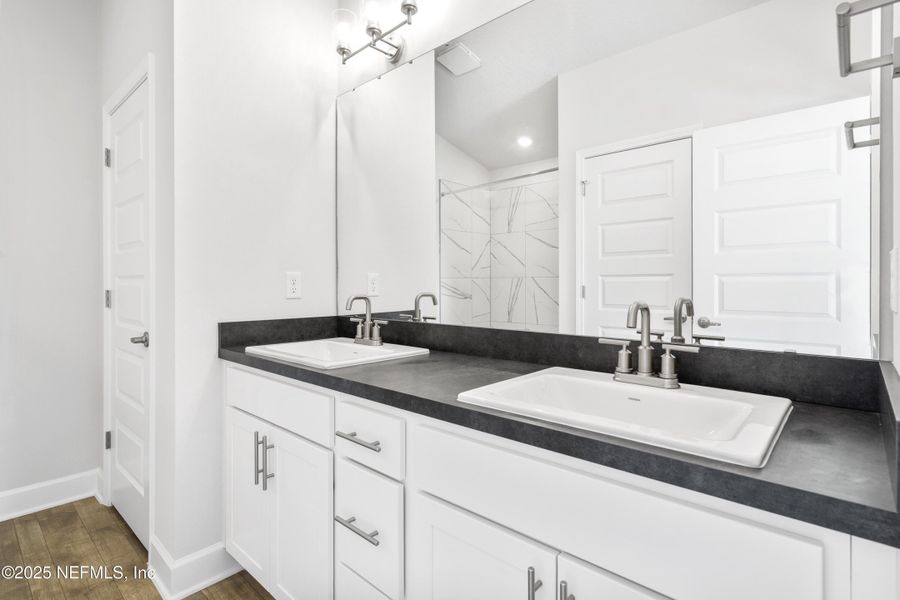 Furnished interior view inside a new home in Summerglen, Jacksonville (Image 8).