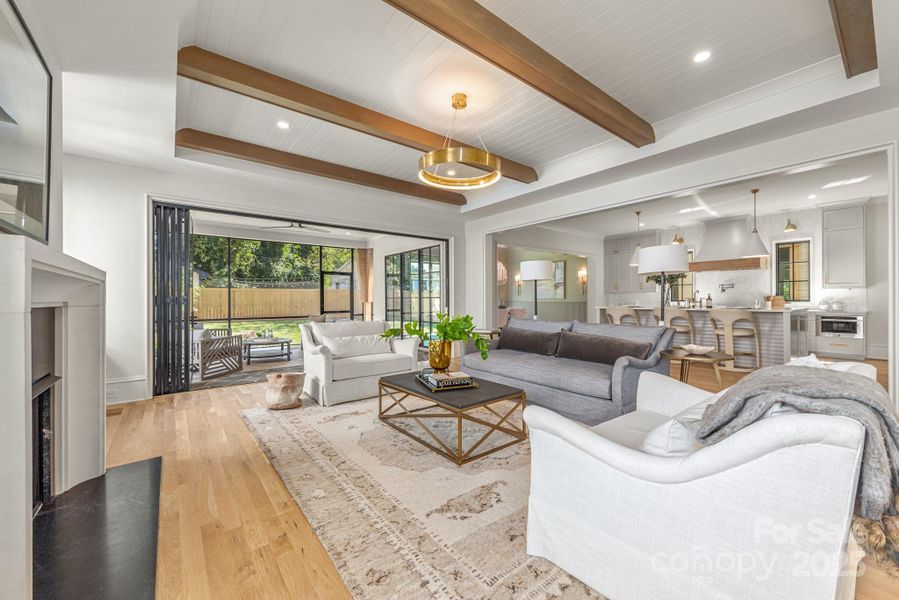 Furnished interior view inside a new home in , Charlotte (Image 39).