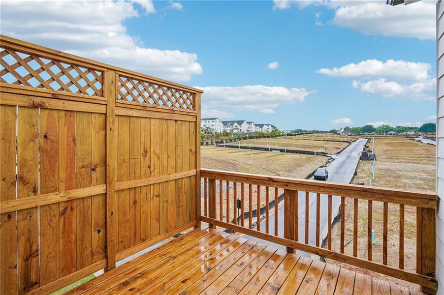 Exterior details and patio area of a home in Waterhaven, Cumming (Image 30).