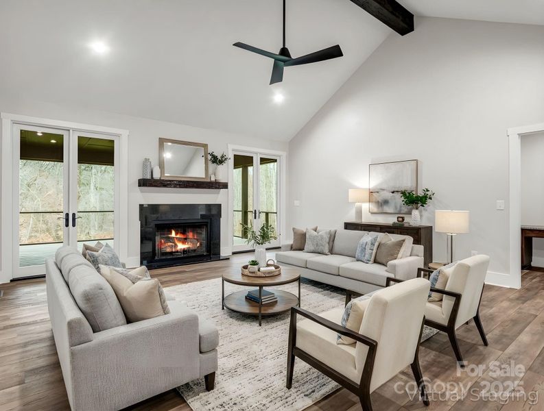 Furnished interior view inside a new home in , Rutherfordton (Image 5). Furnished interior view inside a new home in , Rutherfordton (Image 5).