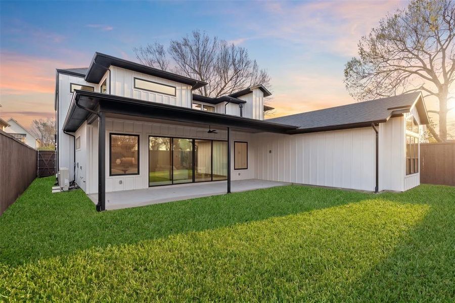 Exterior details and patio area of a home in , Dallas (Image 26).