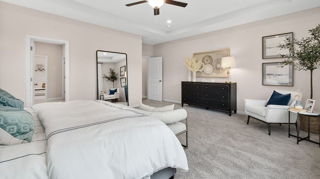 Furnished interior view inside a new home in Stratford Hills, Ball Ground (Image 19). Furnished interior view inside a new home in Stratford Hills, Ball Ground (Image 19).