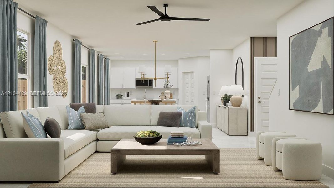 Furnished interior view inside a new home in Verdana Grove, Miami (Image 3). Furnished interior view inside a new home in Verdana Grove, Miami (Image 3).