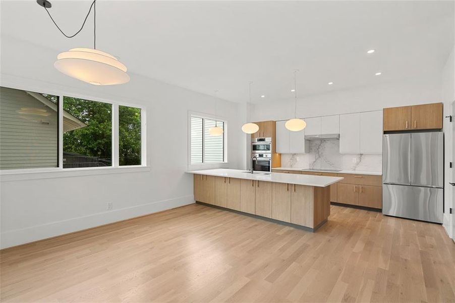 Furnished interior view inside a new home in , Atlanta (Image 8).