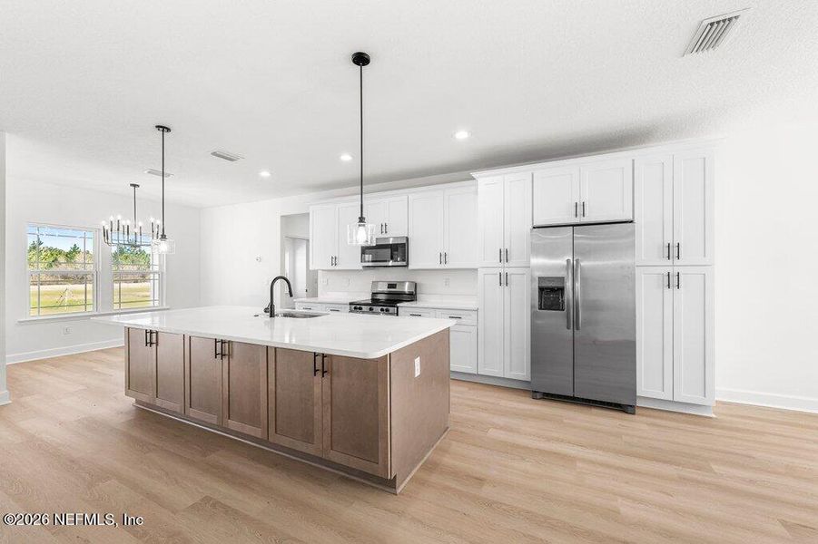 Furnished interior view inside a new home in , Glen St. Mary (Image 9).
