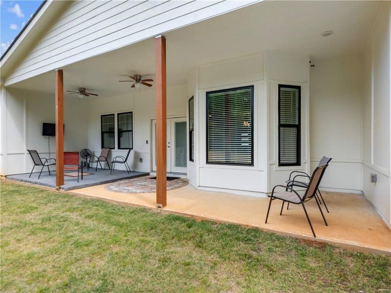 Exterior details and patio area of a home in , Ellenwood (Image 25).