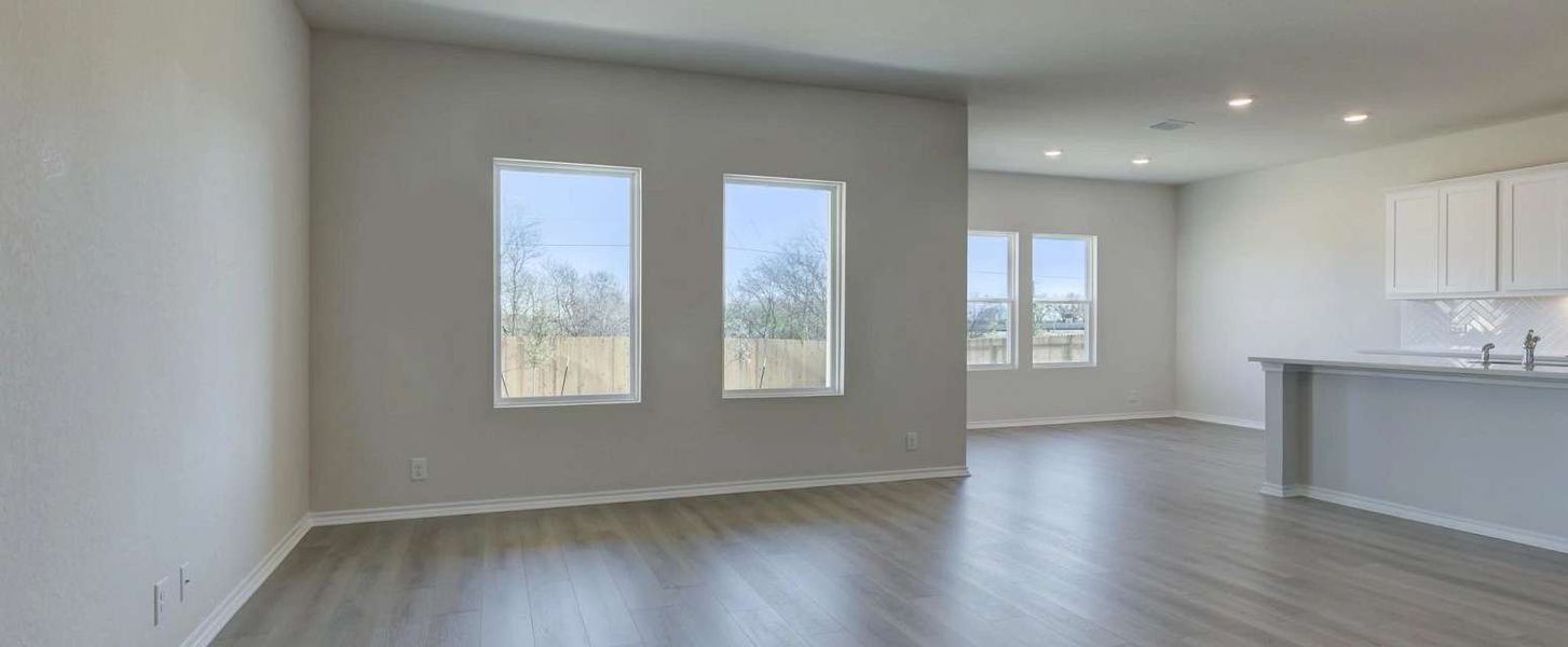 Representative unfurnished interior of a home built from the Placid by Ashton Woods in Hennersby Hollow, San Antonio (Image 11).