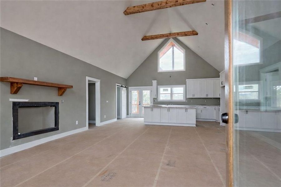 In-progress construction of a new home in , Talking Rock, GA (Image 36).