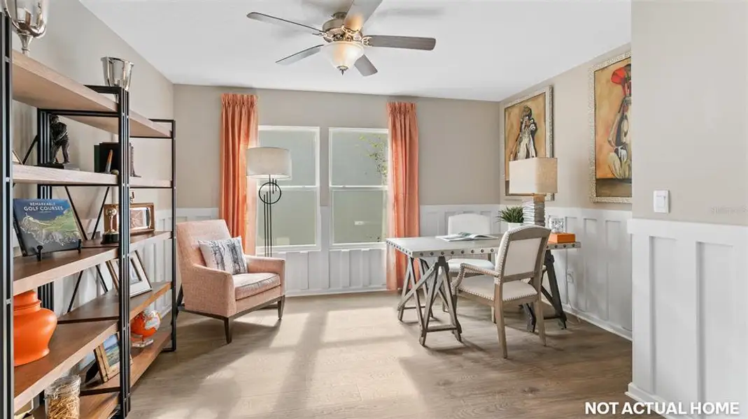 Furnished interior view inside a new home in Sawmill Branch, Palm Coast (Image 11).