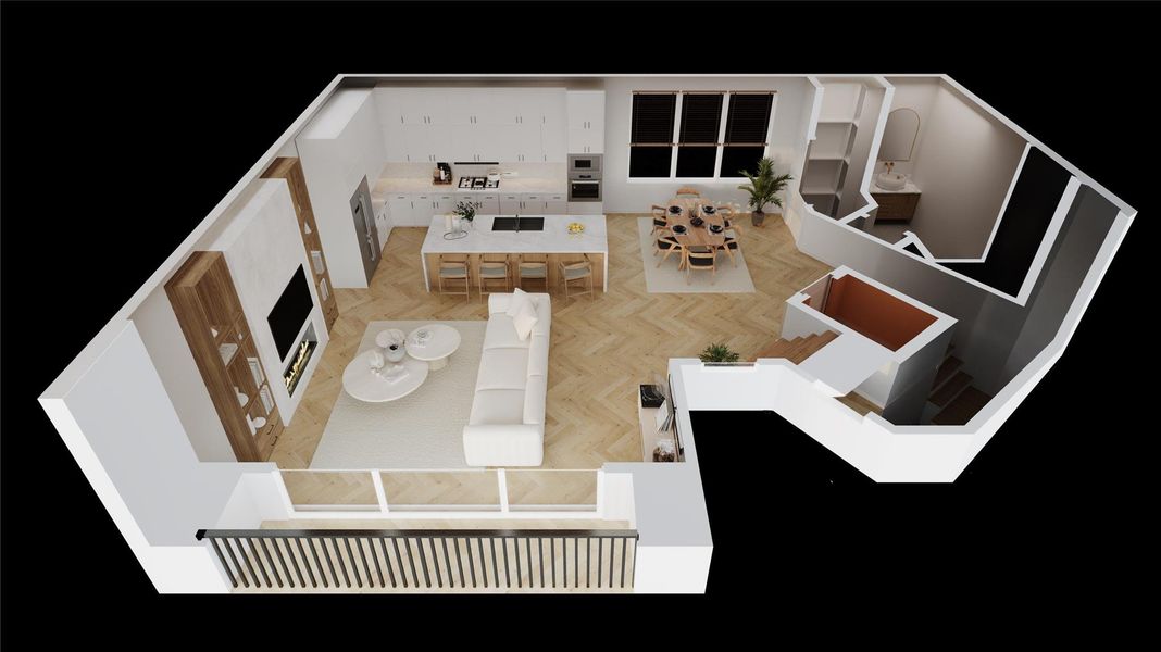 2D floor plan layout of this home in , Houston, TX (Image 15).