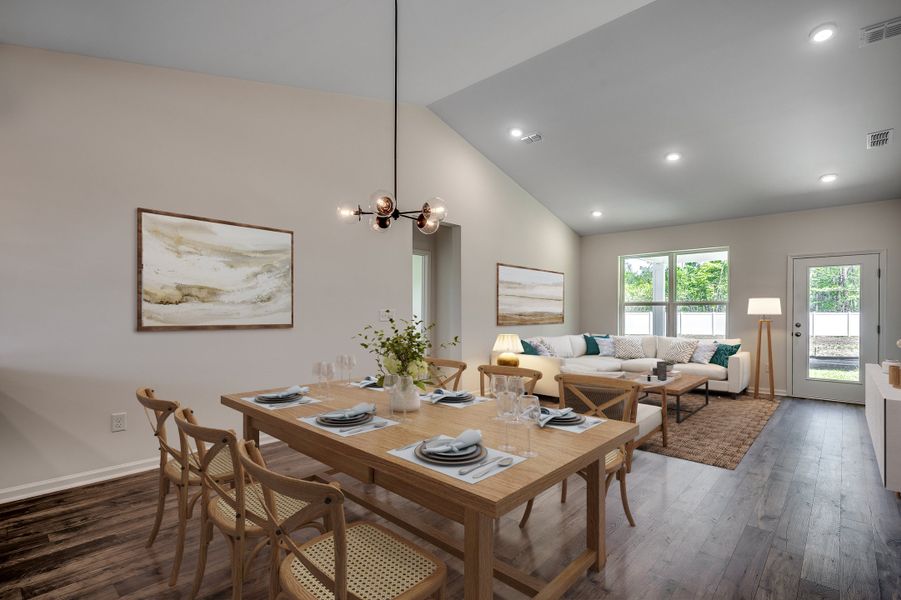 Furnished interior view inside a new home in Ambridge, Conway (Image 4).