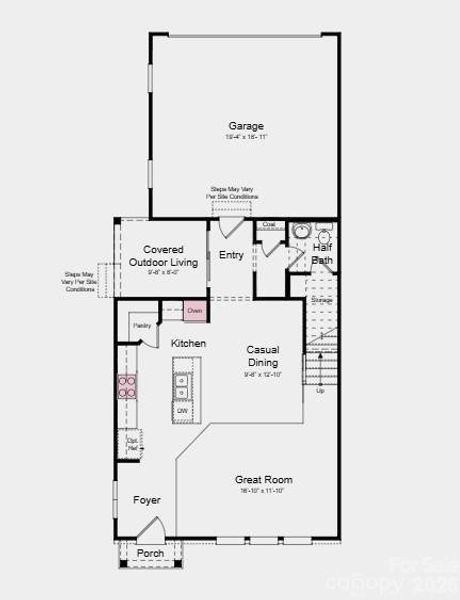 Additional Highlights Include: gourmet kitchen, walk-in shower with a ledge in the primary bathroom, and a study in place of a loft.