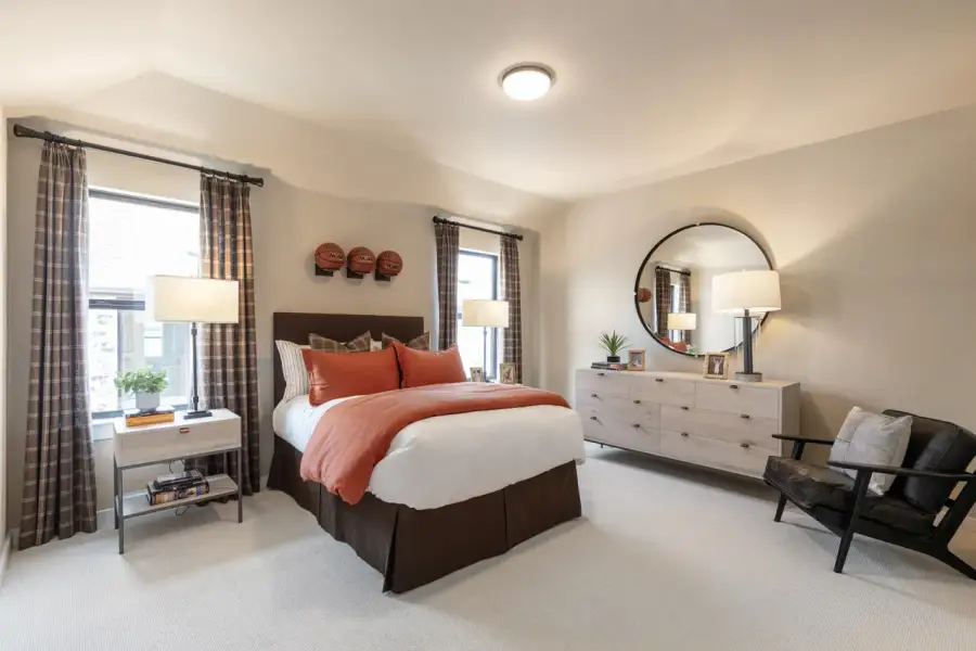 Representative Secondary Bedroom - some options shown