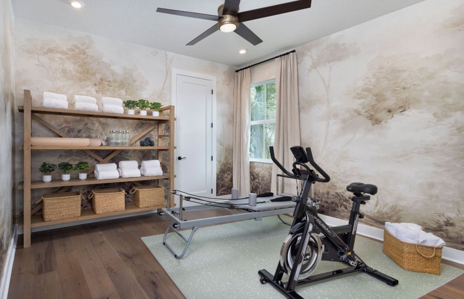 Representative furnished interior of a home built from the Montauk by Mattamy Homes in Newfield, Palm City (Image 17).